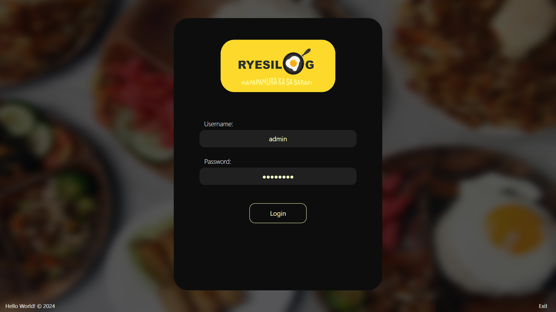 Ryesilog POS System